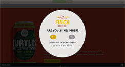 Desktop Screenshot of finchbeer.com