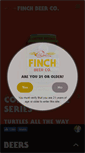 Mobile Screenshot of finchbeer.com